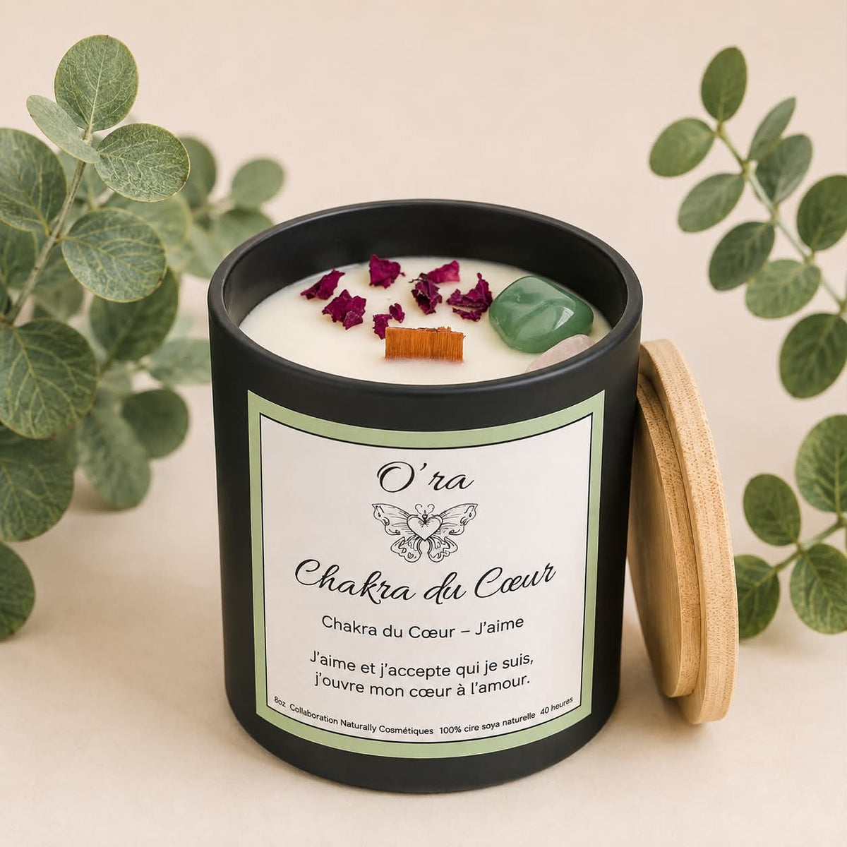 Bougie Chakra Cœur