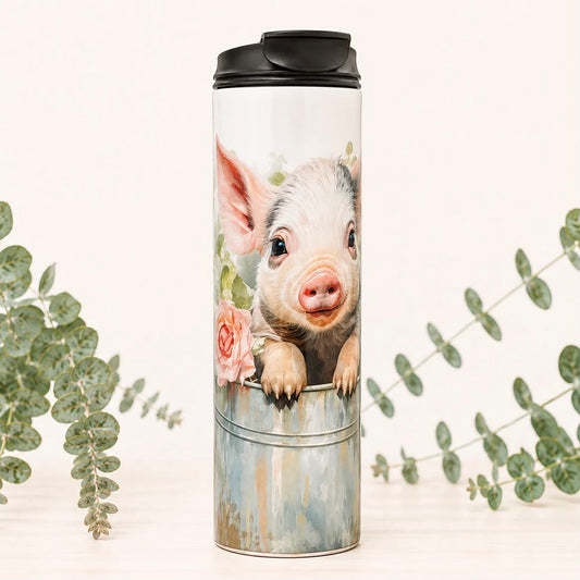 Gourde Cochon & Fleurs