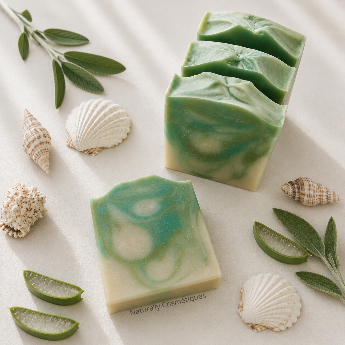 Savon Saponifié à Froid | Aloes & Sauge